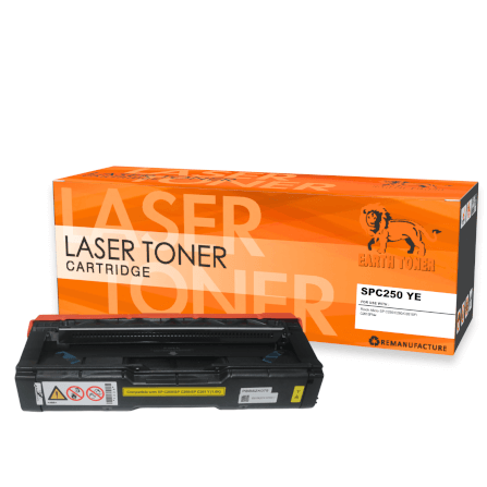 หมึกพิมพ์เลเซอร์ EARTH TONER รุ่น RICOH SPC250/SPC260/SPC261 สีเหลือง_1